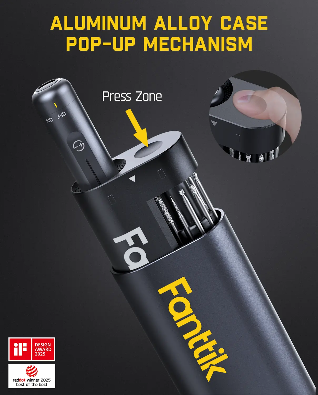 🔧 Mini Cordless Rotary Tool Kit – Rechargeable Precision Drill with 35 Accessories for DIY & Craft Projects