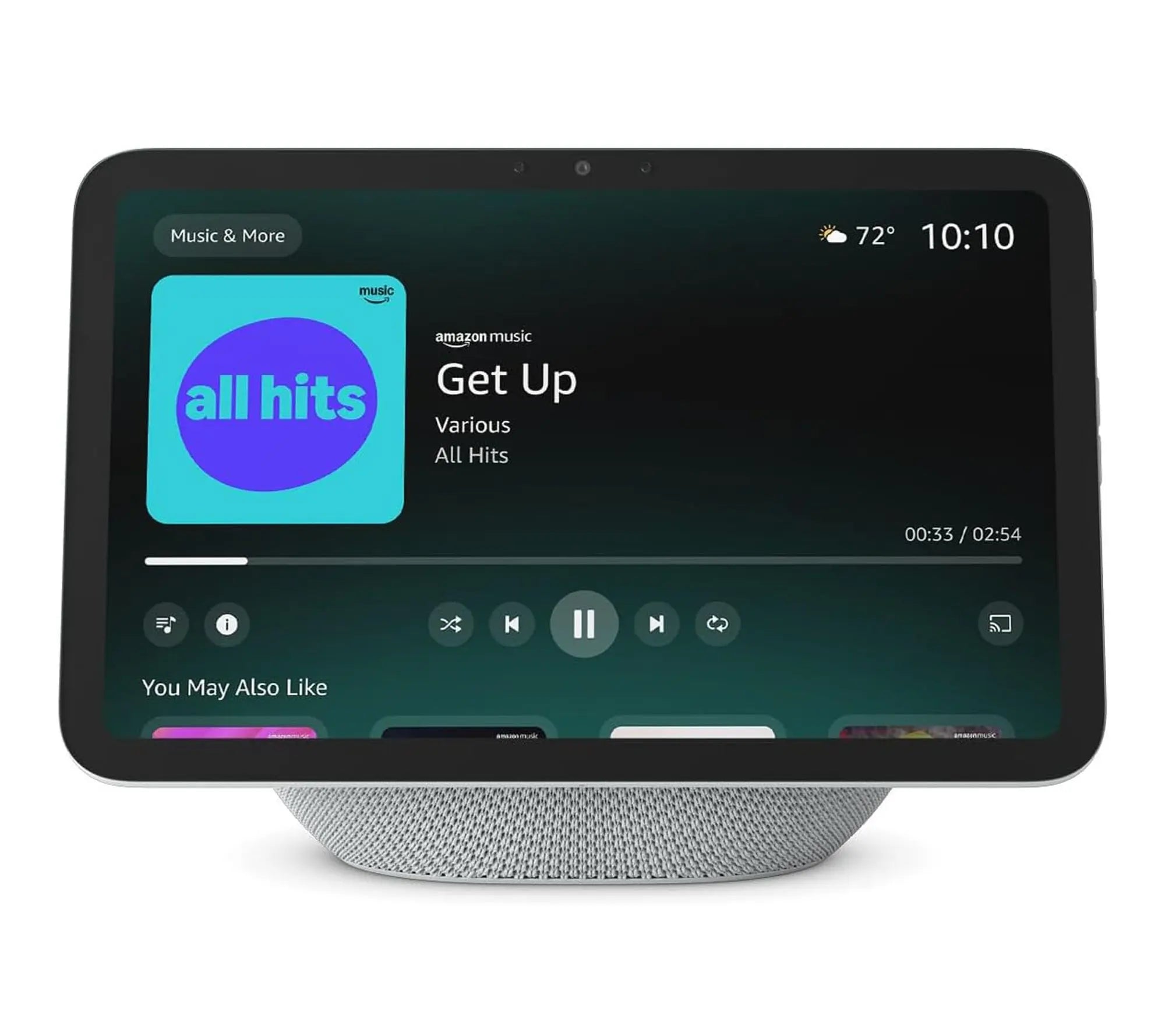 🔊 8" FHD Smart Display with Alexa Voice Assistant – Smart Home Hub & Entertainment Center