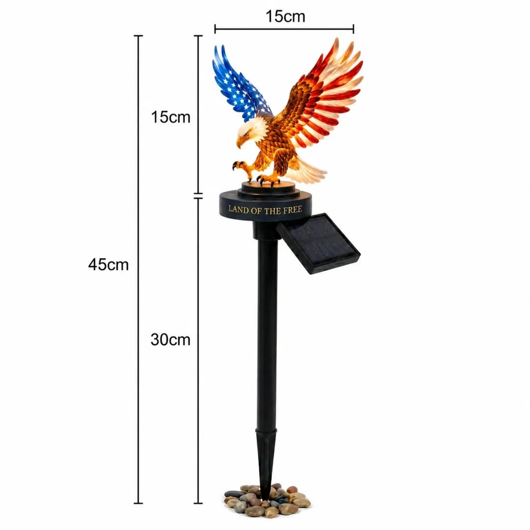 🦅 Solar Eagle Garden Light – A Powerful Symbol of Freedom & Pride | 49% OFF Today