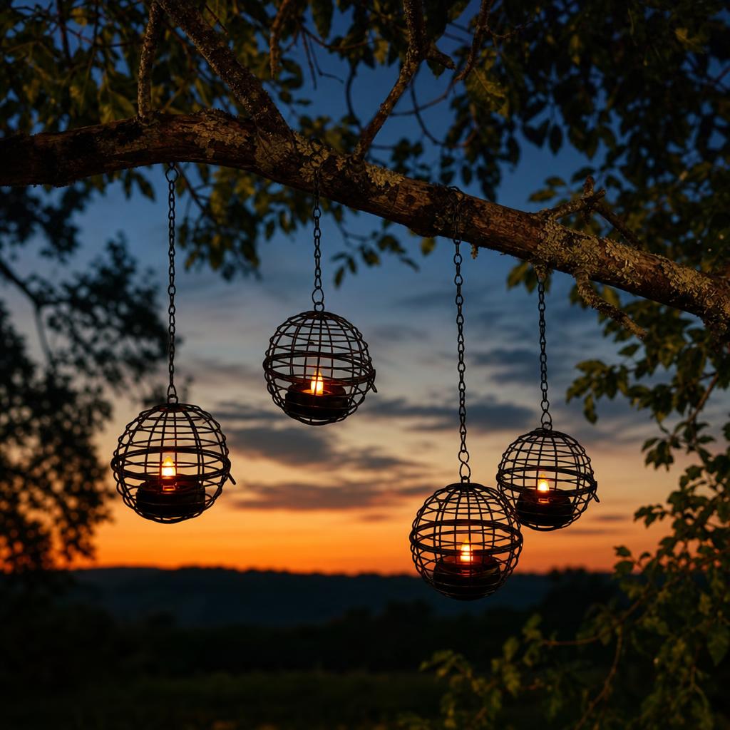🌙  Solar Garden Lanterns – Beautiful Night Lighting Without Wires or Electricity
